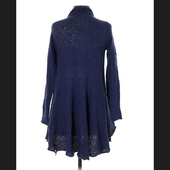 NWOT Like New Eileen Fisher Drapey Wool Cardigan Size S - Picture 2 of 2